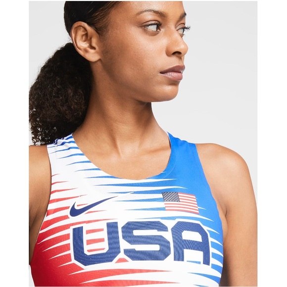 Nike Dri-Fit Tank Team USA AeroSwift Running Singlet Size XL (16-18) NWT - Picture 5 of 13